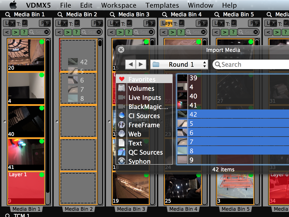 The 8 Layer APC40 VJ Mixer Template for VDMX — VDMX - MAC VJ SOFTWARE
